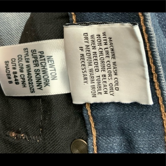 HUDSON Newton Patchwork Super Skinny. Size 26. - Picture 7 of 7